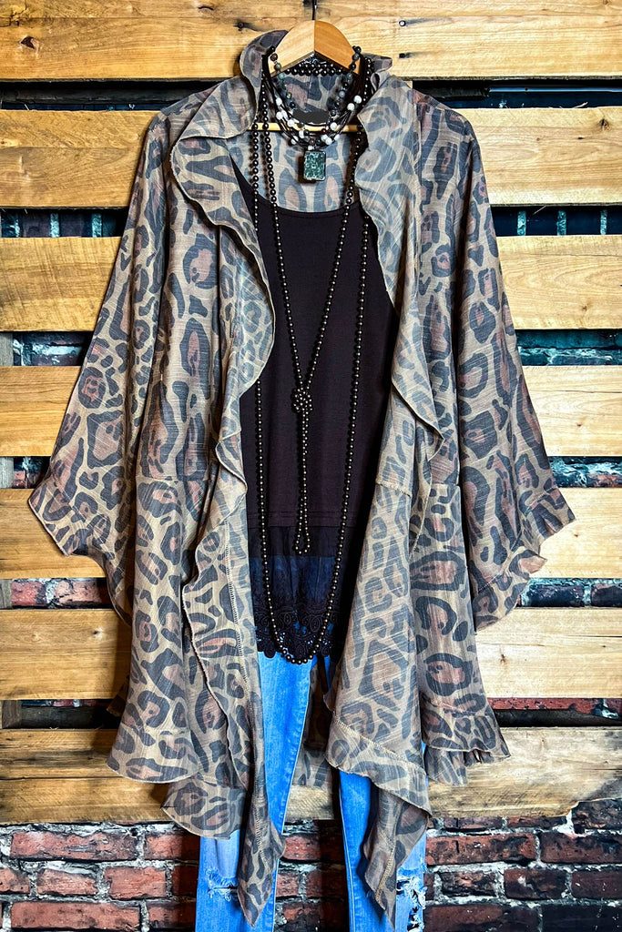 YOU'LL BE MINE FABULOUS LEOPARD CARDIGAN