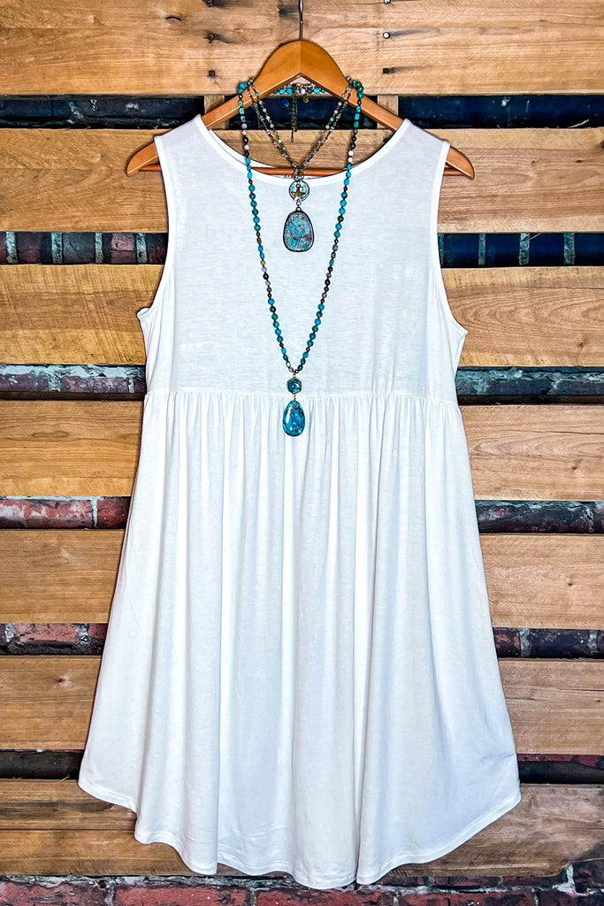 WEEKEND GETAWAY CASUAL DRESS IN IVORY