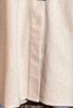 NATURAL BEAUTY LINEN KHAKI OVERSIZED TIMELESS SHIRT DRESS