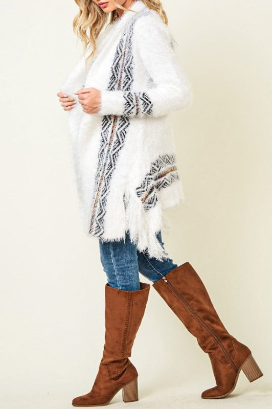 BEAUTIFUL LIKE ANGEL SWEATER CARDIGAN S-3X IN CREAM