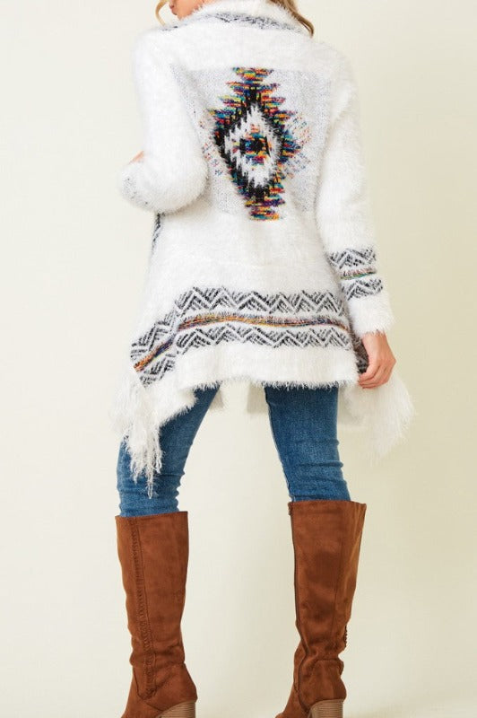BEAUTIFUL LIKE ANGEL SWEATER CARDIGAN S-3X IN CREAM