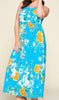 TROPICAL ESCAPE DREAM MAXI DRESS MULTI-COLOR SIZE 14-20----------SALE