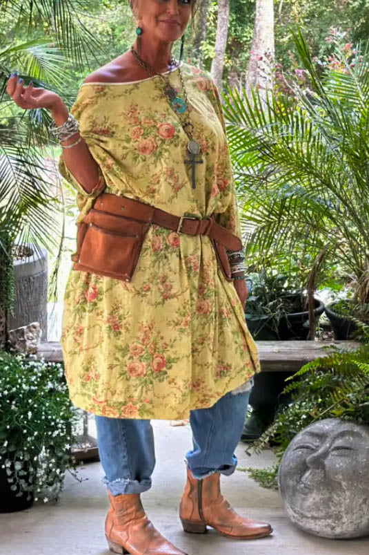 In The Best Way 100% Cotton Dress Long Tunic Oversized
