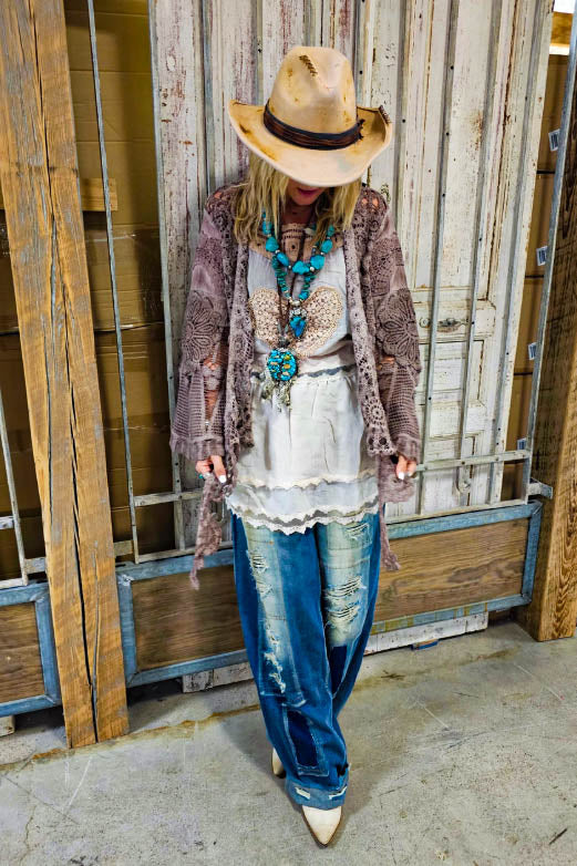 The Passion in My Soul Lace Jacket Throwover