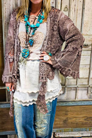 The Passion in My Soul Lace Jacket Throwover