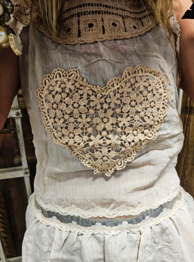 My Heart Is Yours Top Dress -100% Cotton - Made in USA