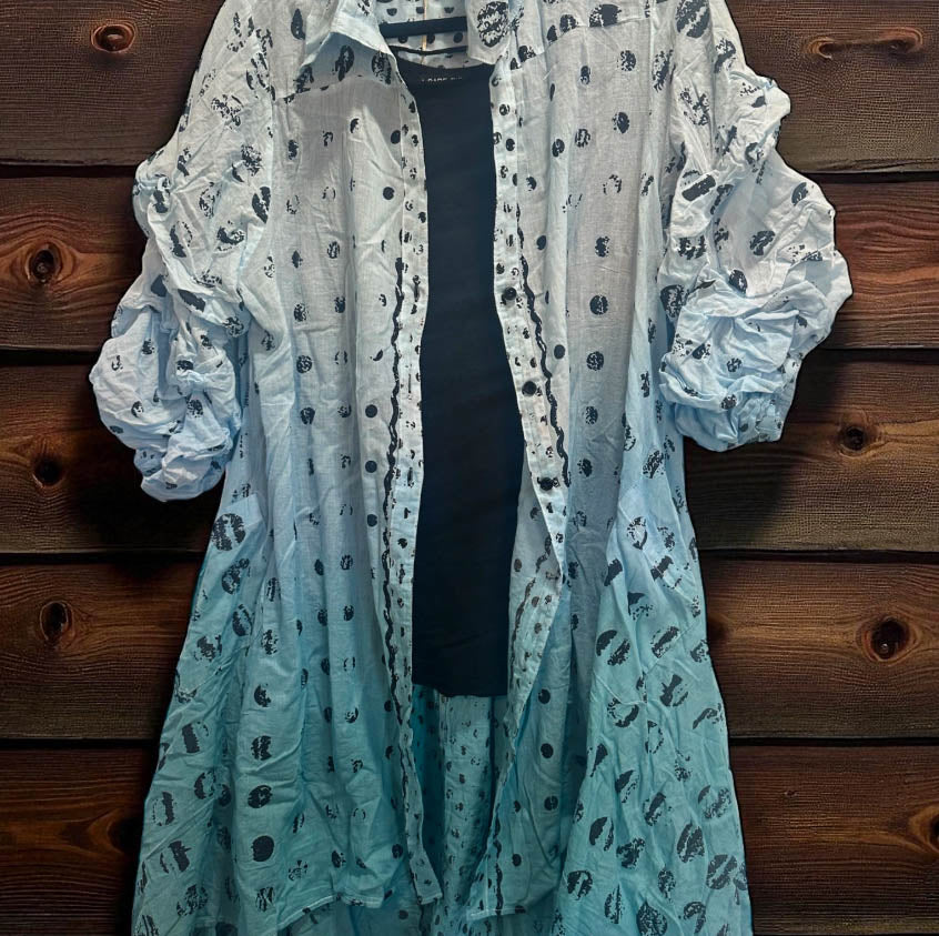 Breezy Afternoon Jacket Shirt - 100% Cotton
