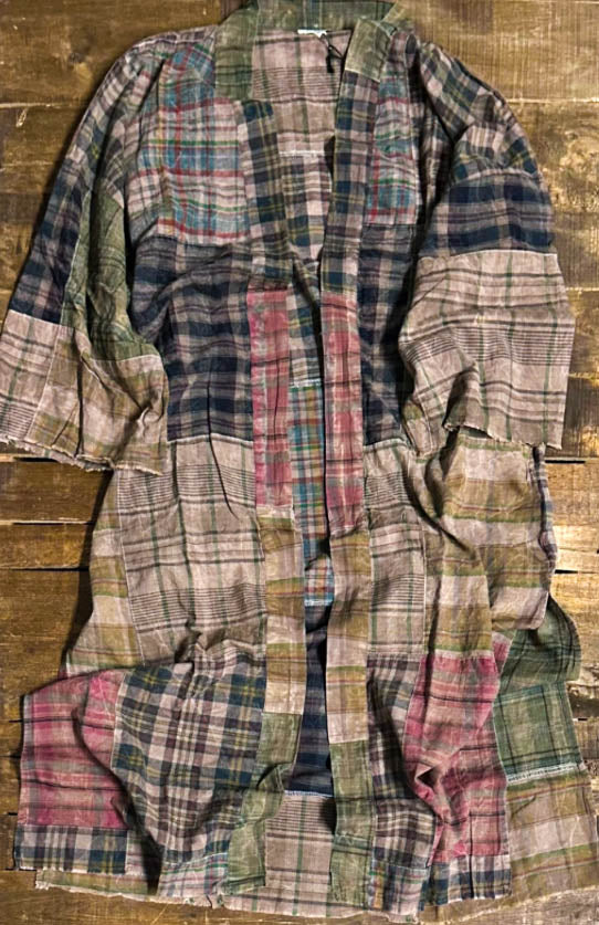 Autumn Leaves Patchwork Duster Jacket