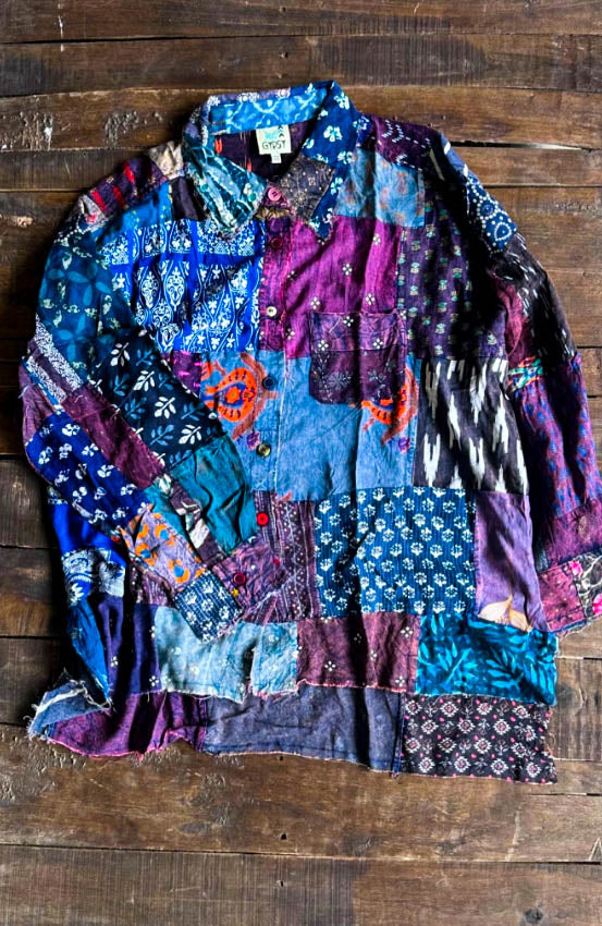 Patchwork Sunrise Top - Multi-Color