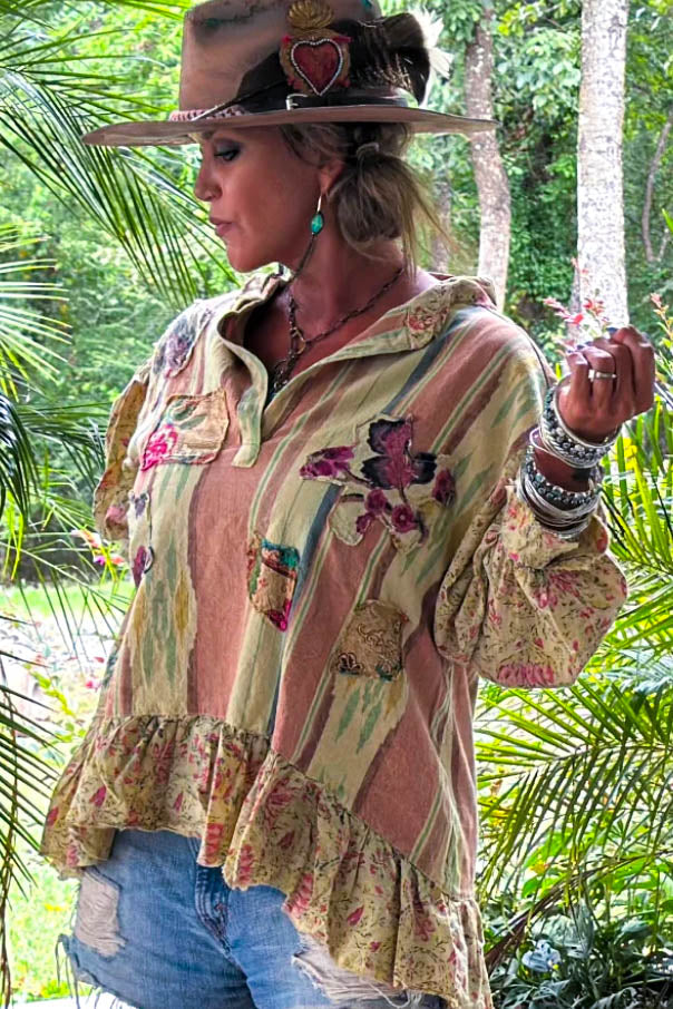 Around the Meadow Top 100% Cotton - Made in USA