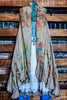Best of My Love Bohemian-Vintage Inspired Vest Roses & Taupe