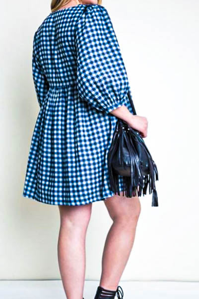 WEEKEND GETAWAY BOHO DRESS DENIM------------SALE