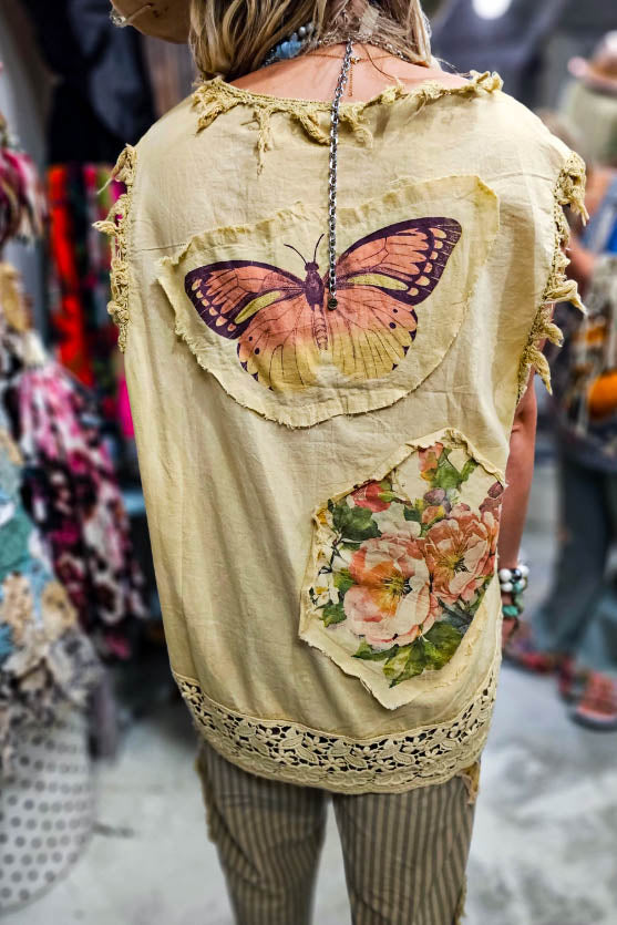 Fly Free Robin Vintage Top - 100% Cotton