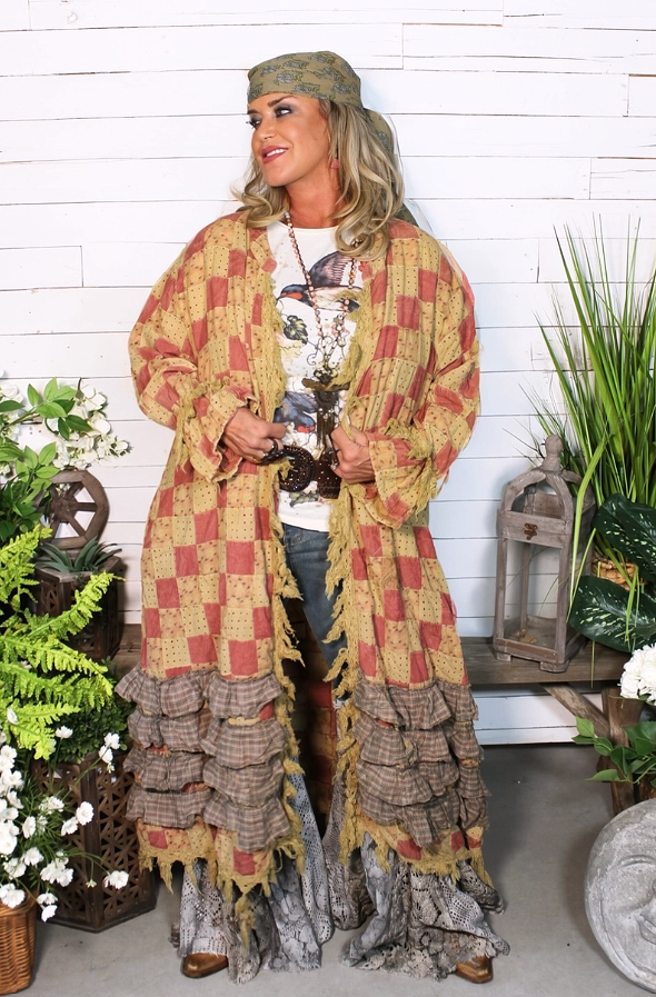 Patched in Dreams Duster Jacket - 100% Cotton