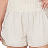 Pretty Comfy Beige Bone Plus Size Women's Shorts---------Sale