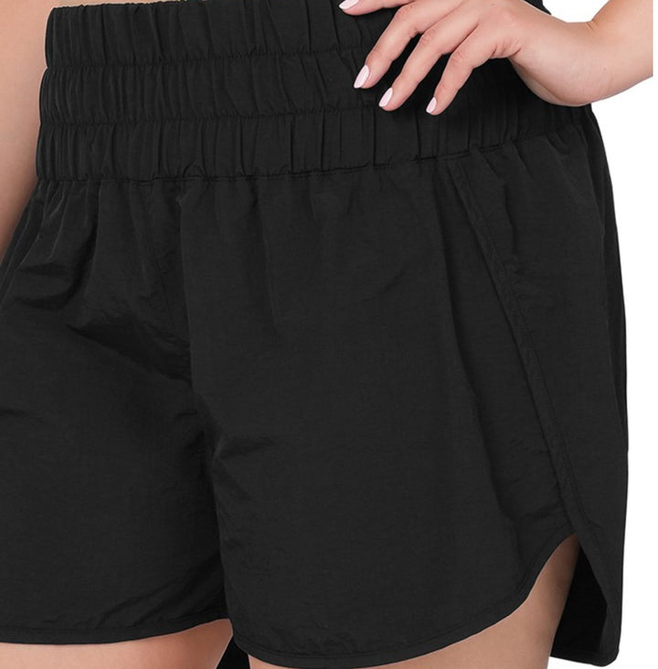 Pretty Comfy Black Plus Size Women's Shorts -------Sale
