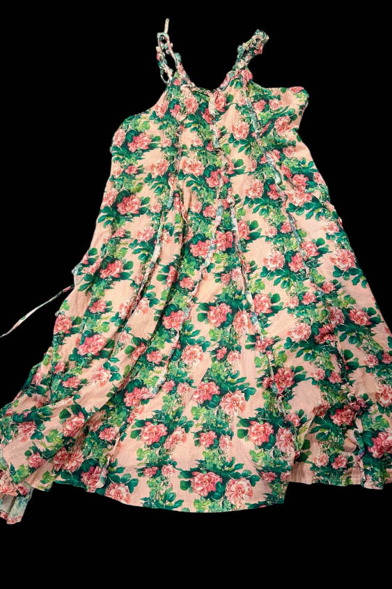 Won My Heart Floral Maxi Dress - 100% Cotton - Made in USA