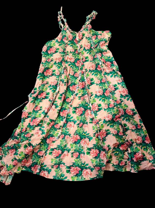 Won My Heart Floral Maxi Dress - 100% Cotton - Made in USA