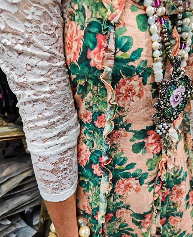 Won My Heart Floral Maxi Dress - 100% Cotton - Made in USA