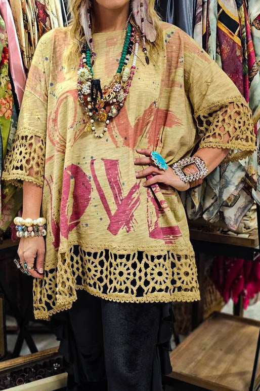 The Artesian Creation Oversized Tunic – 100% Cotton - Made in USA