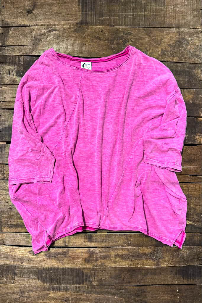 Be Free Top 100% Cotton - Dragonfruit Berry