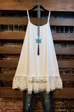 lace slip dress extender plussize regularsize