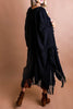 ENJOY THE JOURNEY BOHO KIMONO IN BLACK