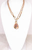 AGATA COFFEE & JASPER NATURAL STONE NECKLACE