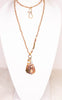 AGATA COFFEE & JASPER NATURAL STONE NECKLACE