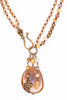 AGATA COFFEE & JASPER NATURAL STONE NECKLACE