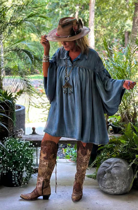Wind Kiss Boho Dress 100% Cotton