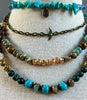 Blissful Balance Rain Forest   Layered Natural Stone Necklace