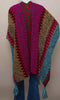 Authentic Beauty Crochet Kimono in Magenta and Multi-Color