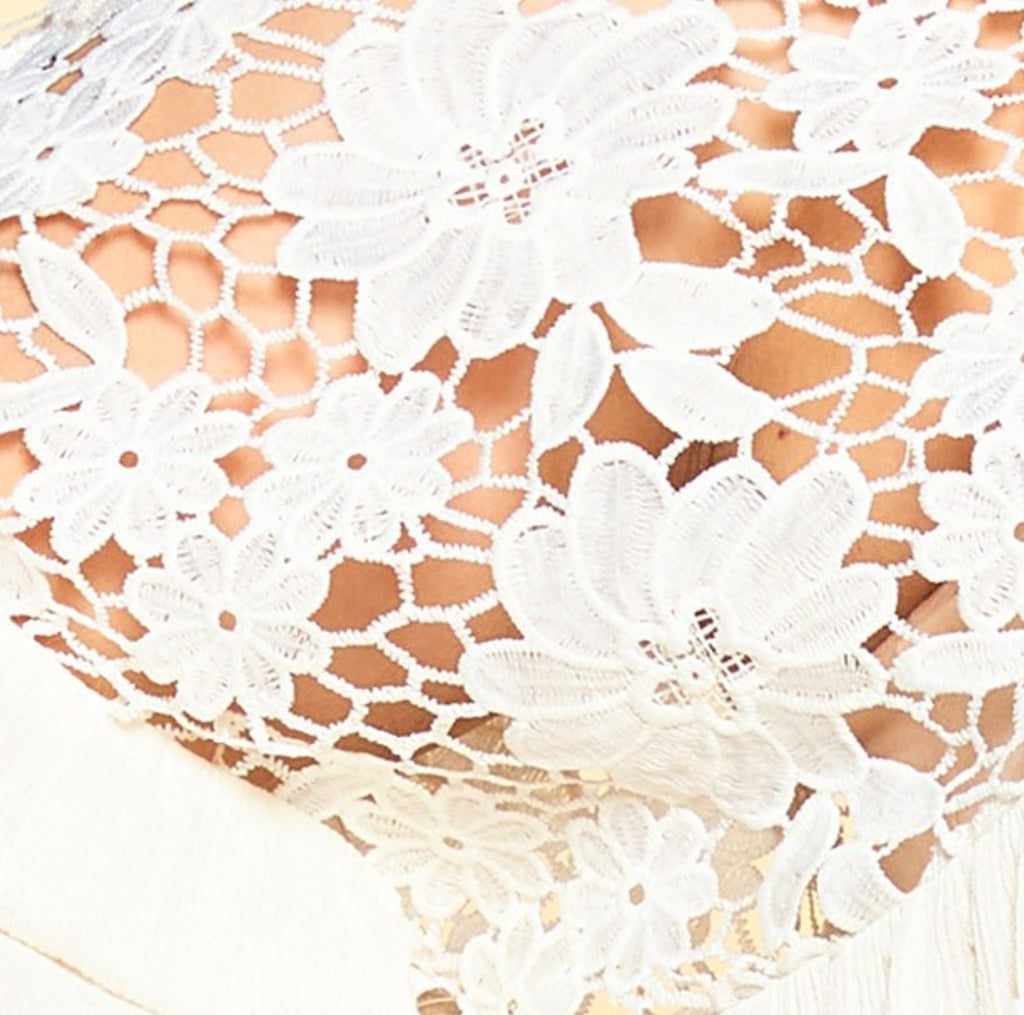 Darling Love Of Life Lace Blouse in Off White