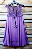 DREAMS OF YOU LACE DRESS IN LAVENDER [product vendor] - Life is Chic Boutique