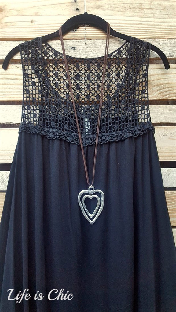DREAMS OF YOU LACE DRESS IN BLACK [product vendor] - Life is Chic Boutique