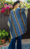 Authentic Beauty Crochet Kimono in Blue and Multi-Color