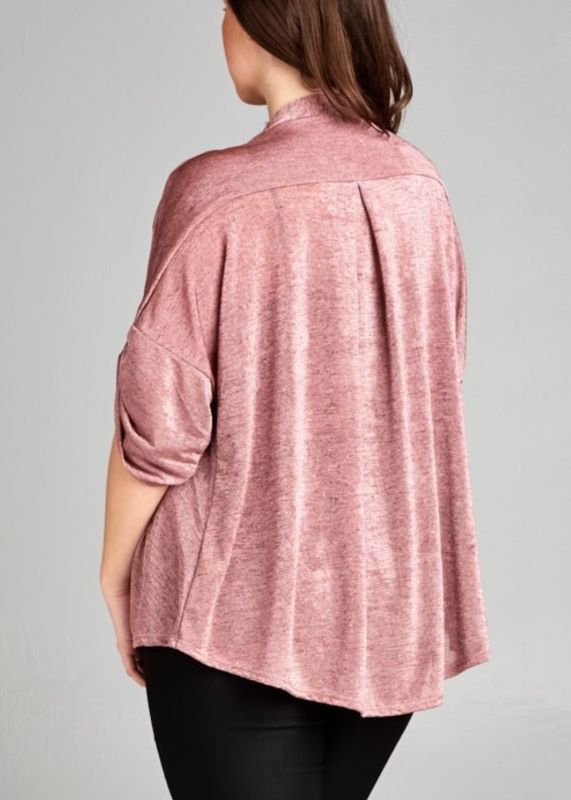 MAUVE CARDIGAN JACKET-----------sale