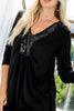 SEQUIN 6-14 TOP IN BLACK-------SALE