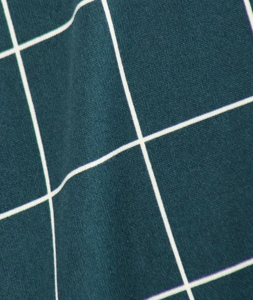 PLAID SOFT KNIT VEST IN TEAL-------SALE