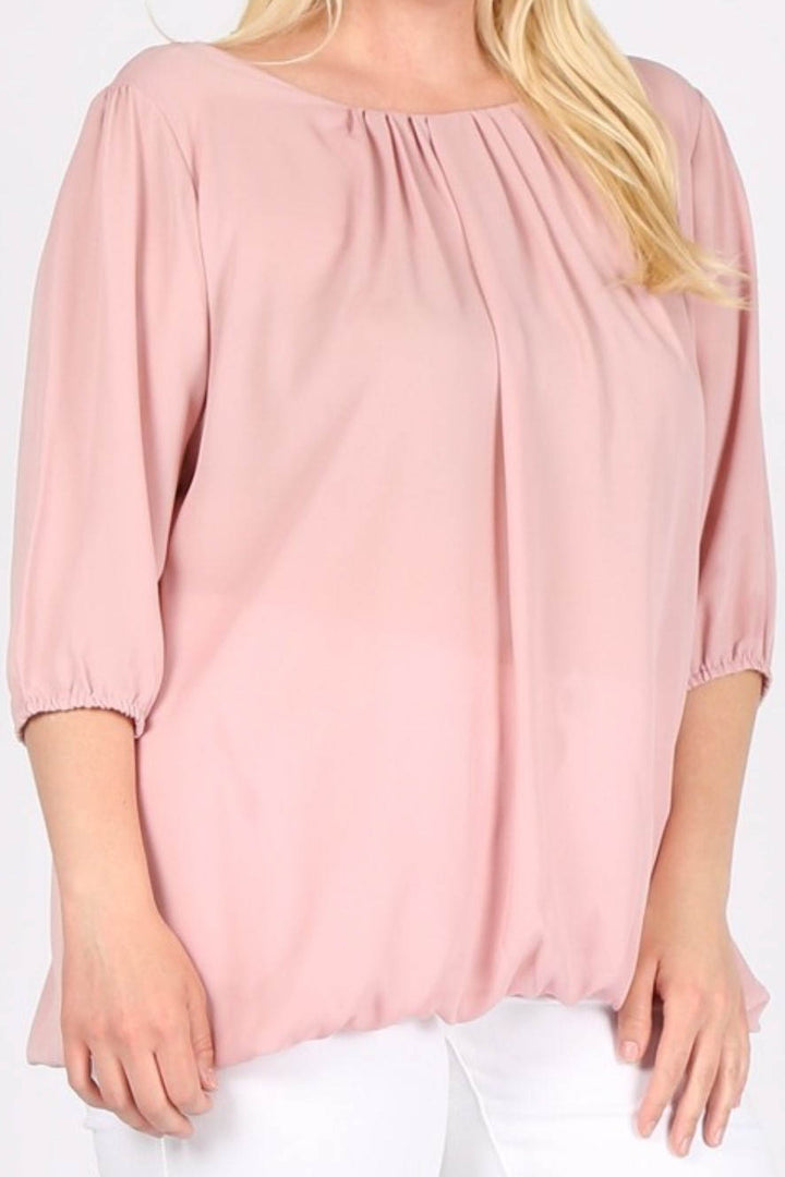 Blouse Mauve Plus Size--------Sale