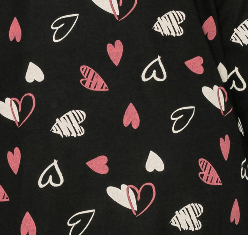 HEART CADIGAN IN BLACK --------- SALE