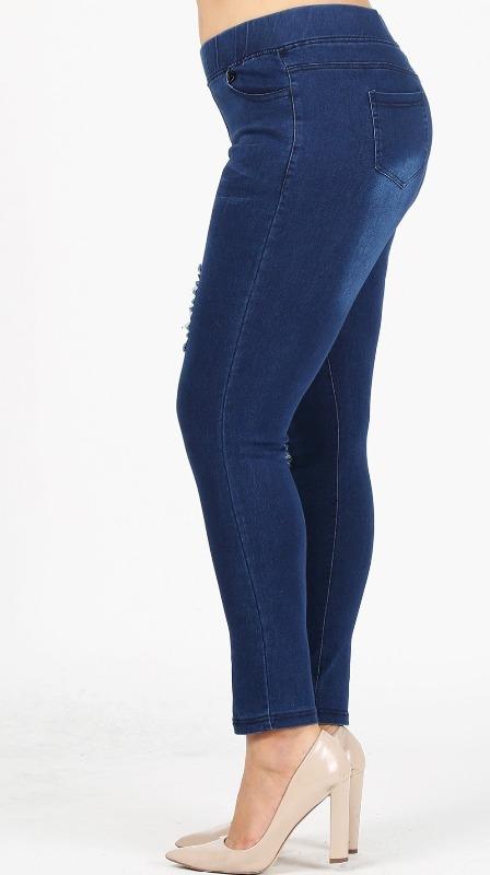 MY FAVE EVERYDAY DENIM JEGGINGS PANTS 1X 2X 3X IN MEDIUM BLUE – Life is  Chic Boutique