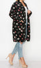 HEART CARDIGAN IN BLACK --------- SALE