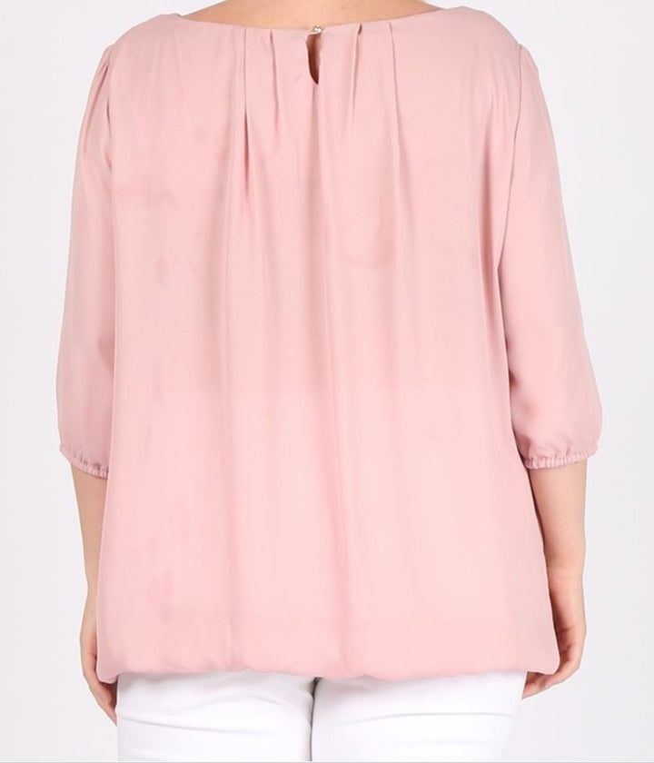 Blouse Mauve Plus Size--------Sale
