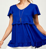 HOLDING OUT HOPE BABYDOLL IN ROYAL BLUE