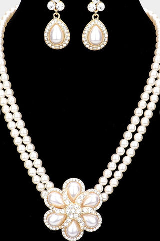 KEEPING IT CLASSY PEARL SET NECKLACE