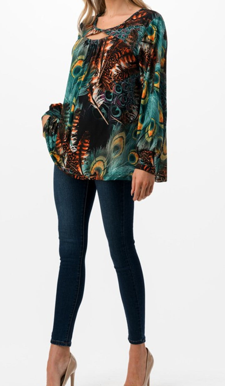 PARADISE COAST  MULTI-COLOR TOP-------SALE