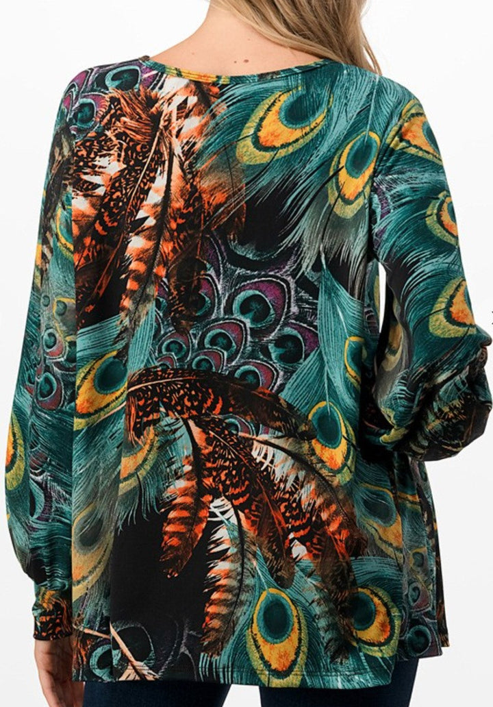 PARADISE COAST  MULTI-COLOR TOP-------SALE
