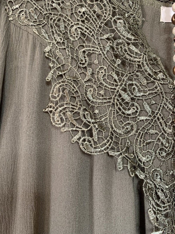 ON YOUR HEART LACE DRESS IN OLIVE SIZE 8-14---------------sale